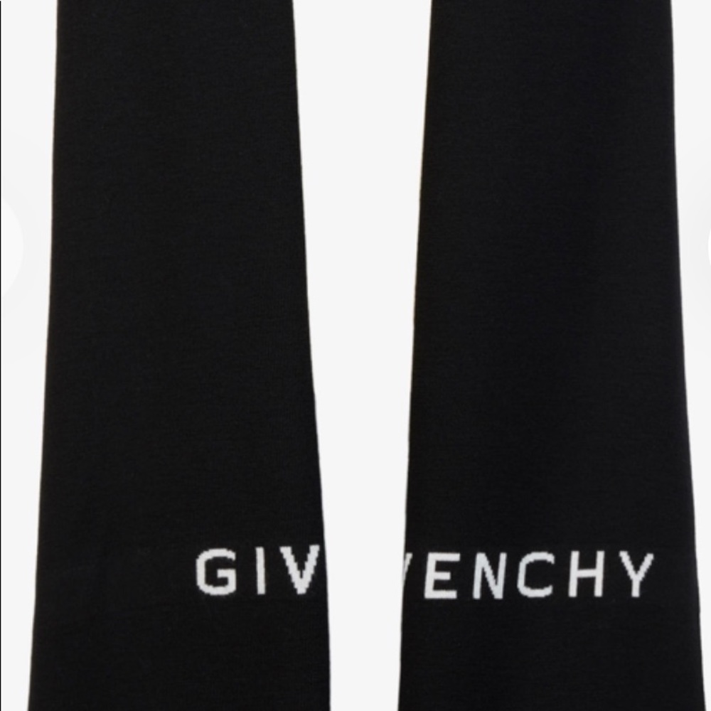 Givenchy black Wool Scarf